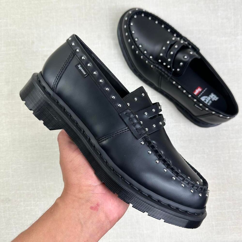 🖤 Supreme x Dr. Martens Studded Penton Loafer "Black" 10M